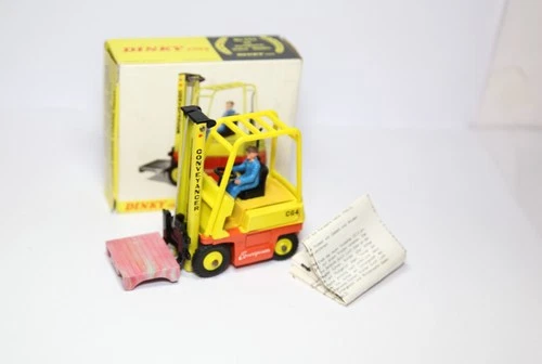 Dinky 404 Conveyancer Fork Lift Truck In Original Box - Near Mint Vintage