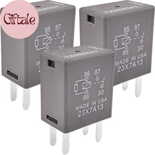3 Pack 12v 40a 4 Pin Automotive Relay For Chevy Buick Gm Vehicles