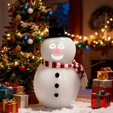“Animated Talking Snowman 2025 – Interactive Blink Snowman with Built-in Project