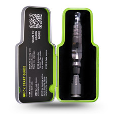 The HyperDyn Tragbare Vaporizer aus Titan, inkl. 1 x robuste Blechdose