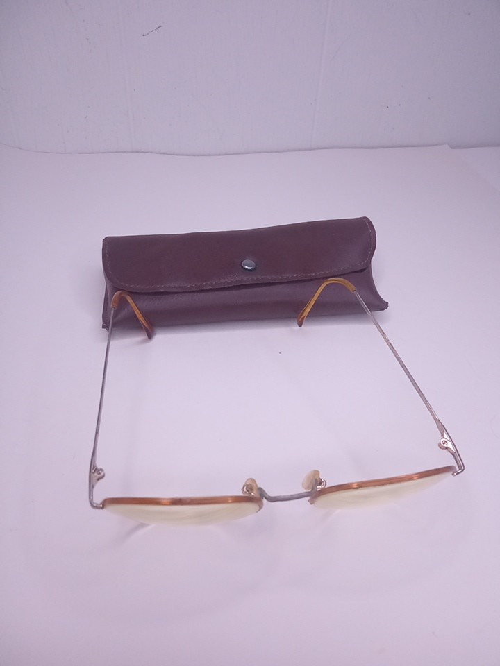 VTG POLO RALPH LAUREN CLASSIC VI 49/19/145 GOLD TORTOISE ROUND FRAMES ONLY  thumbnail 2