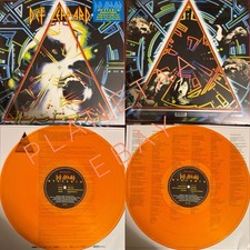 DEF LEPPARD Hysteria Orange Colored Vinyl.
