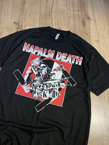 Napalm Death T-Shirt "Nazi Punks F* Off" Gr. L - Top Zustand - Bild 2 von 4