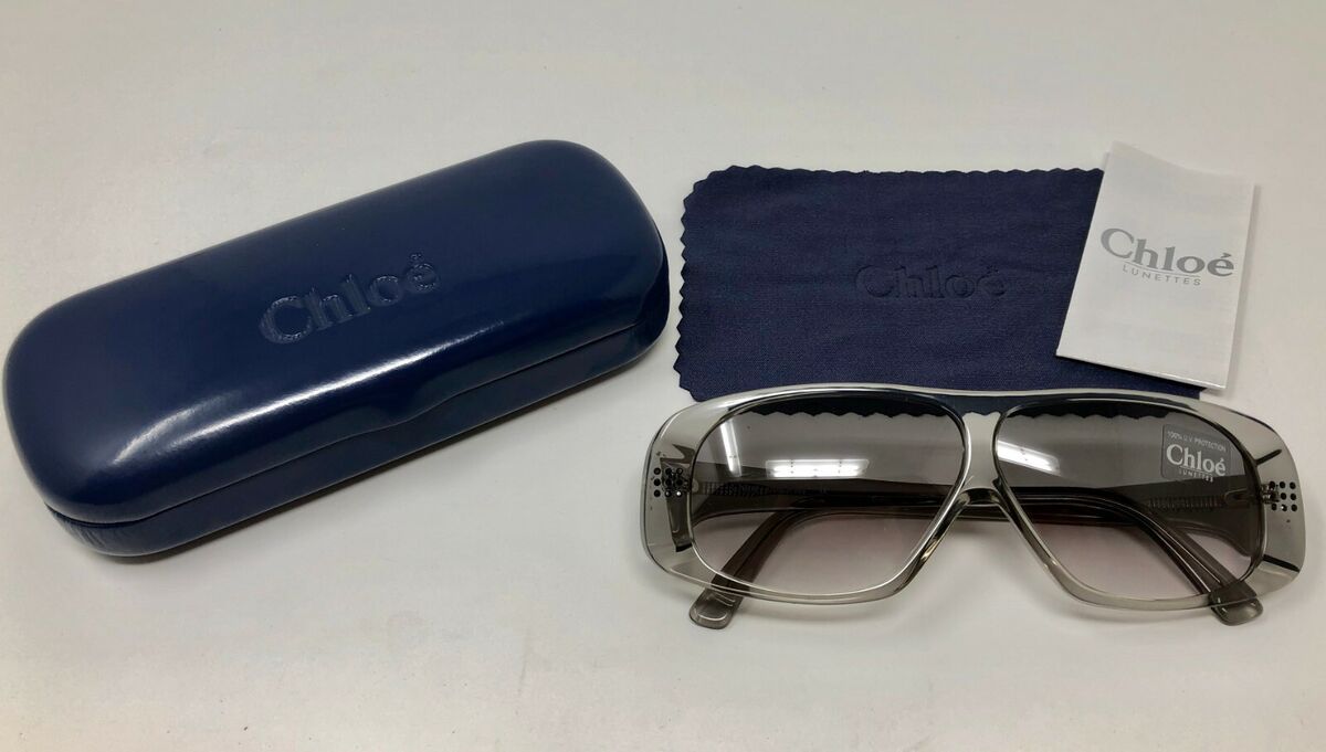 NEW Chloe 83S Grey Sunglasses with Rhinestone Gray Fade NEW Chloe 83S Grey Sunglasses with Rhinestone Gray Fade