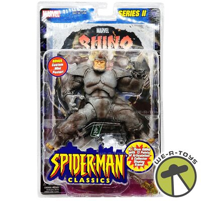 未開封★ライノ/クラシックシリーズ２、TOYBIZ、SPIDER-MAN Marvel Spider-Man Classics Series II Rhino 6