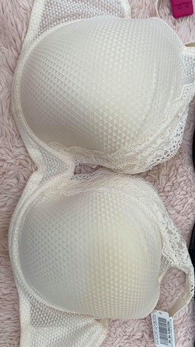 Passionata 5701 Women's Brooklyn Plunge T-Shirt Bra White Size 36DDDD $75 - Picture 5 of 7