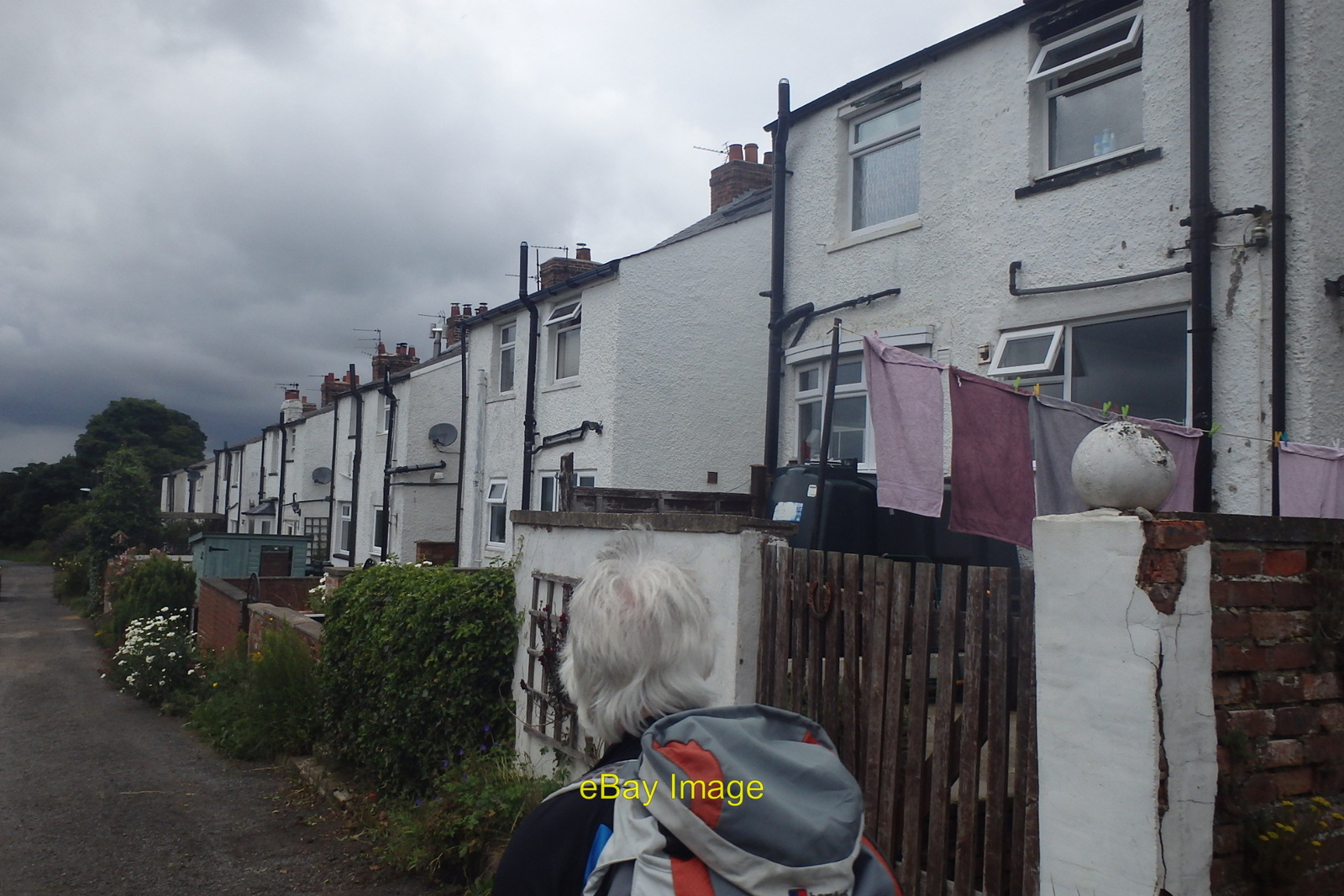 Photo 6x4 Gribdale Terrace Little Ayton Unusual row of houses in a