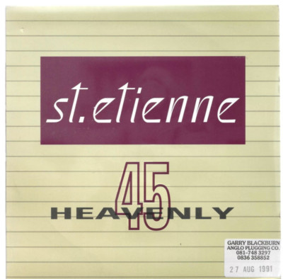 Saint (St.) Etienne - Only Love Can Break Your Heart - Rare 1991 Heavenly 7''