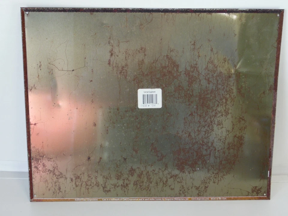 Letrero retro vintage de metal McCormick Deering Farmall tractor 12,5"x16" Foto 4 de 4