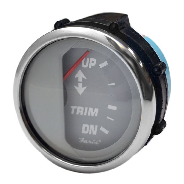 Faria Boat Trim Gauge GP4435A for Mercury Yamaha in Professional Gray