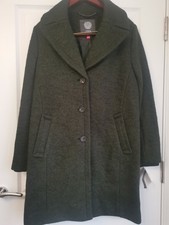 Vince Camuto Wool Coat Hunter Jacket L Large
