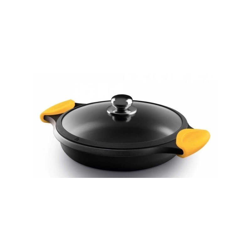 Rustidera Baja Aluminio Fundido Con Tapa En Oferta Cacerola Baja Castey R28 De Aluminio Fundido De 28