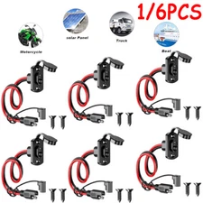 1/6pcs 10AWG SAE Male to Female Cable Quick Connector Harness for Solar Panel