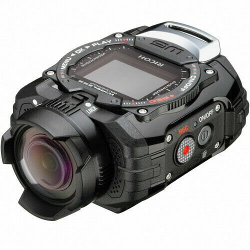 Ricoh Waterproof Digital Camera Wg-30 Ebony Black 12M Shock