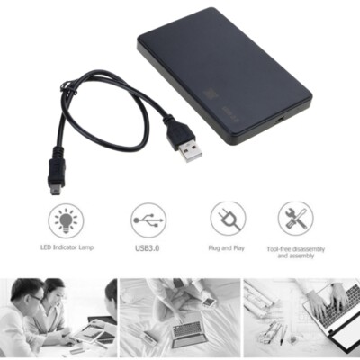 Hard Disk for Case Box External USB 3.0 2.5 inch Serial SDD Enclosure 6Gbps