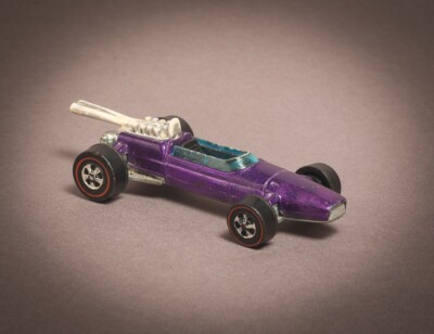 Hot Wheels Redline Brabham Repco F1 Car 1969 Purple Made In Hong Kong