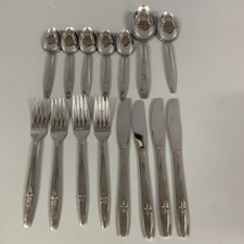 15 pc VINTAGE LLC JAPAN Stainless Steel Flatw...
