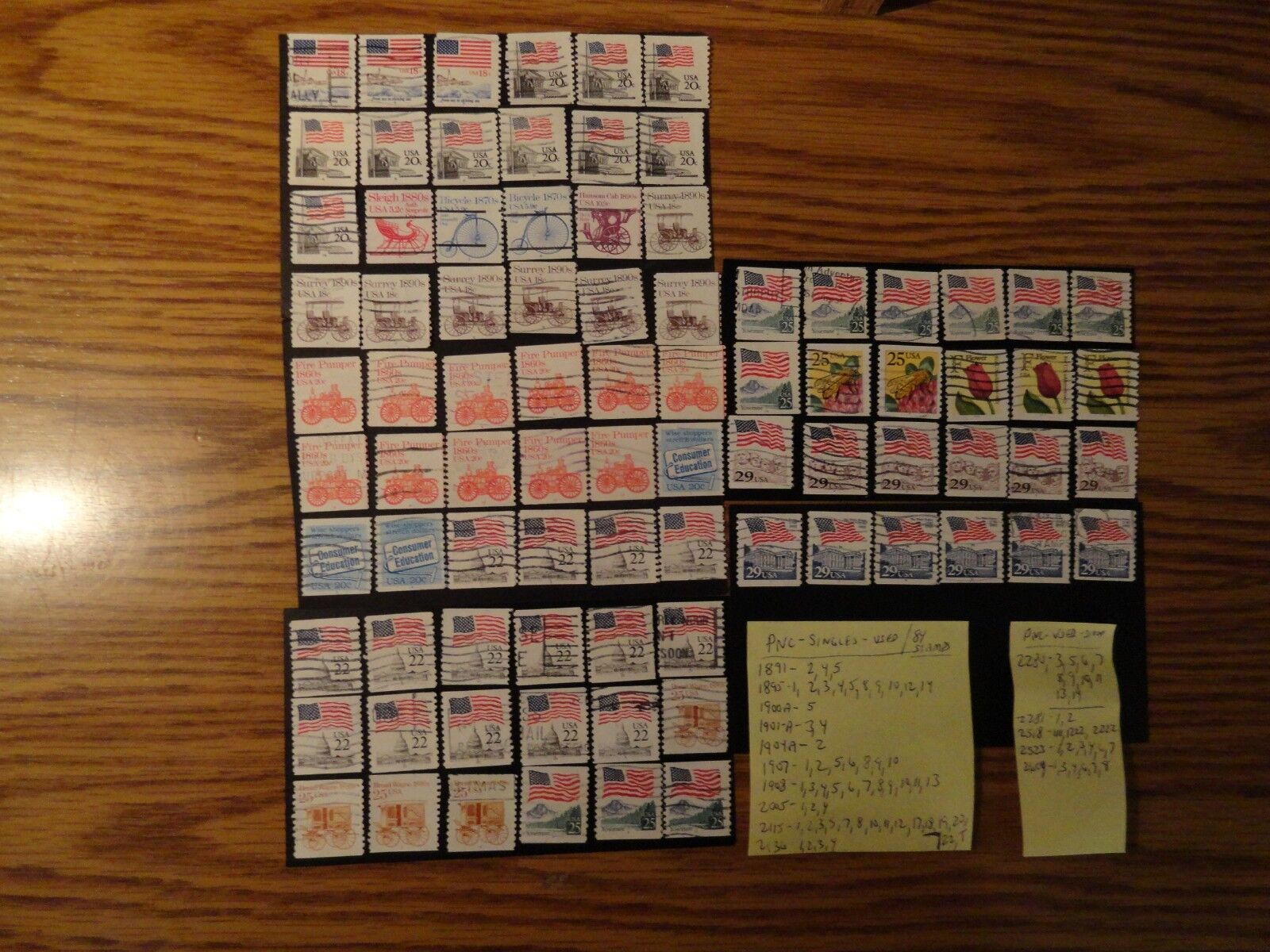 US STAMPS 受賞店 - LOT OF 84 USED DIFFERENT PLATE N SINGLES PNC 【爆買い！】
