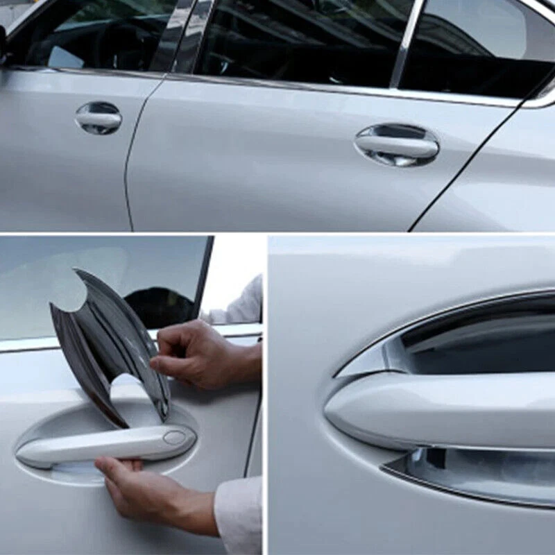 Cubierta de tazón de puerta de coche estilo fibra de carbono ABS para BMW G28 325i serie 3 Foto 2 de 3