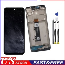 For Motorola Moto G Play 2023 XT2271 Display LCD Touch Screen Digitizer Frame