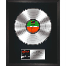 Skid Row - Skid Row / LP Platinum 12" / Souvenir in cornice nera / Memorabilia