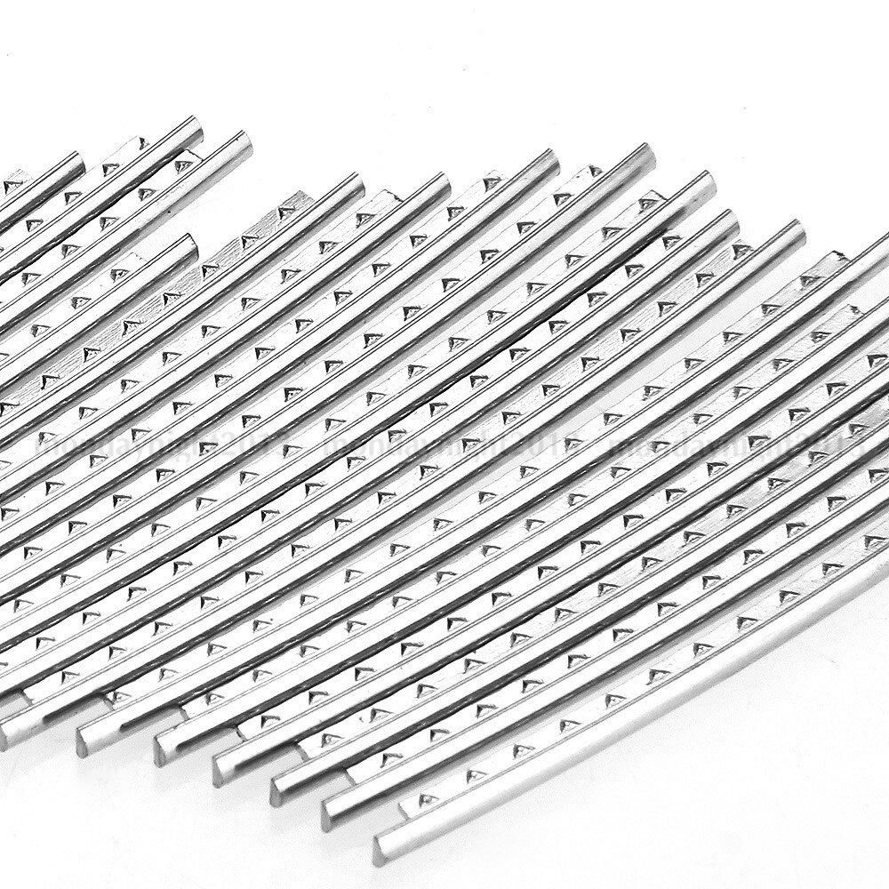 24pcs Electric Guitar Fret Wire Pre Cut Fretwire Set 2.2mm Silver eBay