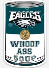 PEGATINA SOPA Philadelphia Eagles - Fútbol duele Brown Fly Eagles Fly Philly