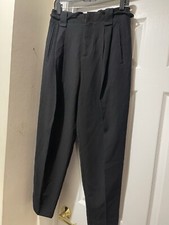 Mango Pants High Waist Black Size 6 New