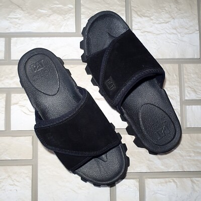 CAT Footwear Caterpillar Men's Suede Flip-Flops Sliders (44eur