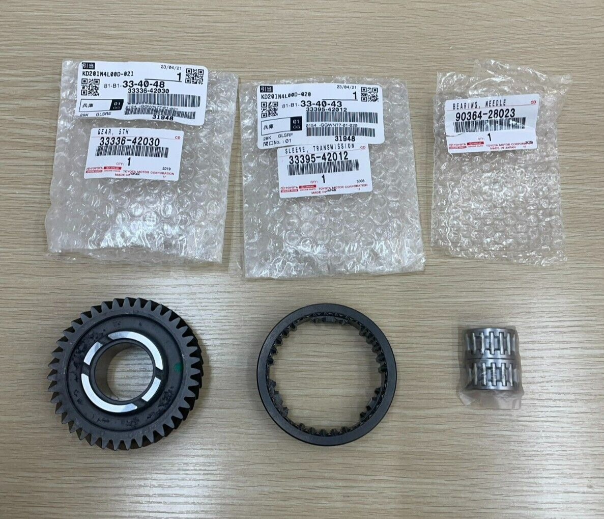 TOYOTA Genuine RAV4 Manual Transmission 39 Teeth 5th Gear Repair