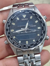 Vintage Seiko H021-7001 Digi Analog Quartz -Chronograph Not Work All Original