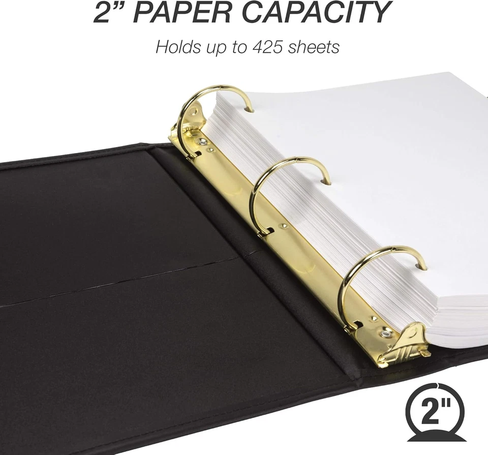 Samsill 15160 Classic Collection Executive Presentation 3 Ring Binder, 2 Inch Br - Image 2 of 4