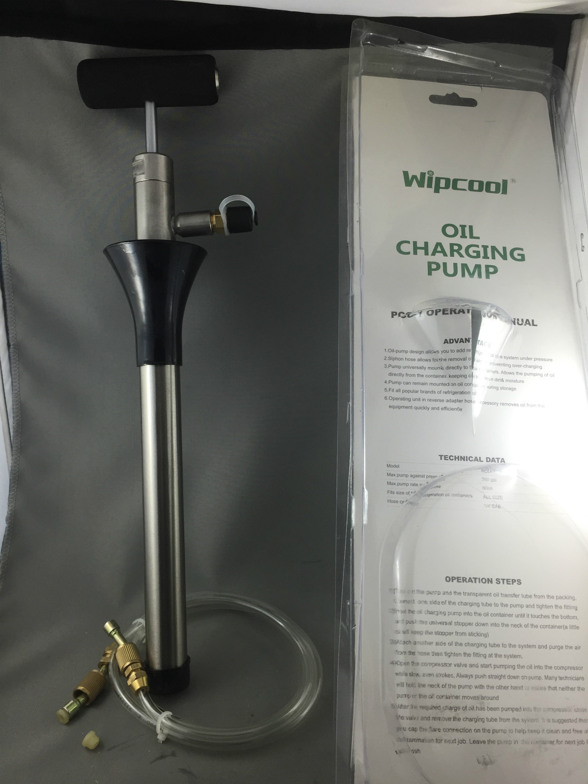 REFRIGERATION COMPRESSOR OIL CHARGING PUMP PCO1 200PSI eBay