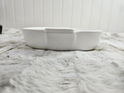 Casseruola vintage Corning Ware 7" P-7-B bianco blu fiordaliso senza coperchio - Foto 3 di 12