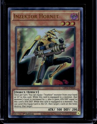 Inzektor Hornet - Yugioh 1st Edition GFP2-EN062 - Near Mint