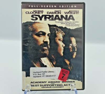 Syriana Full Screen Edition DVD George Clooney Matt Damon