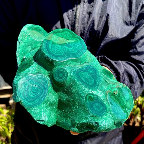 2.64LB Natural Glossy Malachite Cat Eye Quartz Crystal Mineral Specimen Gemstone - 第 10/11 張圖片