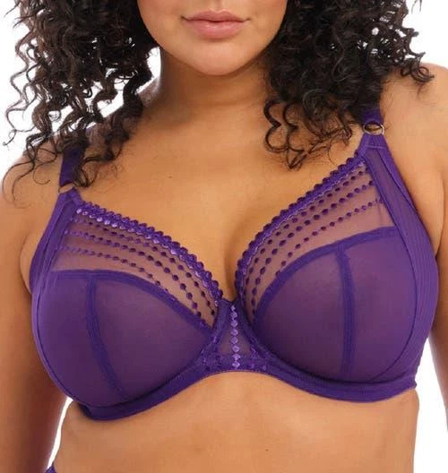 Elomi Women's Iris Matilda Full-Figure Underwire Plunge Bra Size 42G