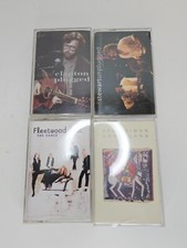 Eric Clapton Unplugged Rod Stewart Fleetwood Mac Simon Vintage Cassette Tape Lot