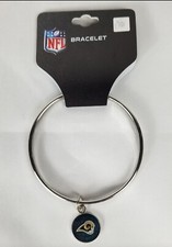 NFL Los Angeles Rams Bangle Bracelet With Charm