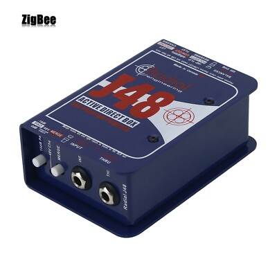 J48 Mono DI Box Active Direct Box for Rock Electric Guitar Bass Clone Version
