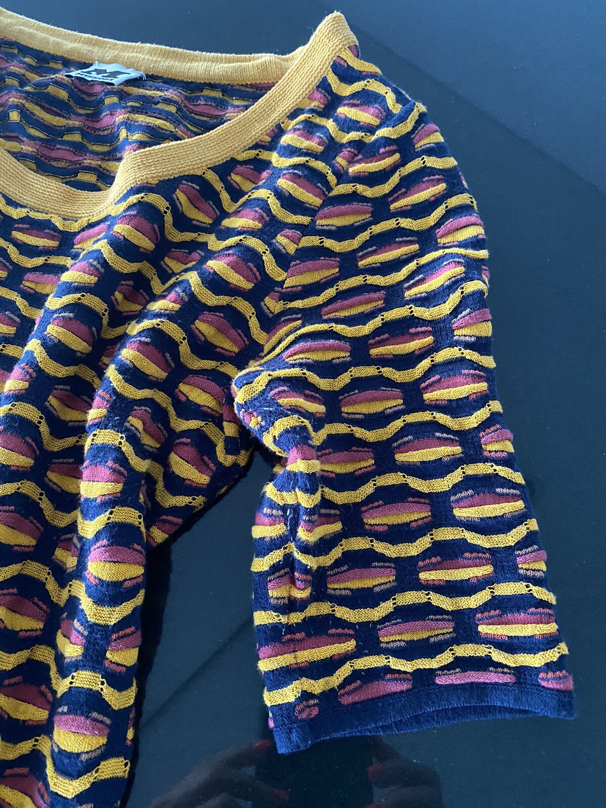 MISSONI KNIT DRESS Sz 40 SHORT SLEEVES FULLY LINED eBay