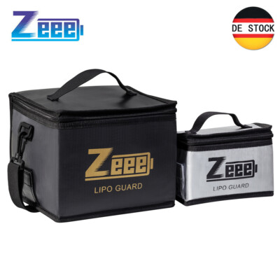 2X Zeee Lipo Akku Tasche Fireproof Safe Bag Feuerfeste Akku Tasche Ladetasche