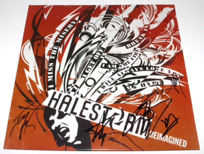 Halestorm ‎レコード ハードロックLP Vinyl サイン付き　廃盤 s-l400.jpg