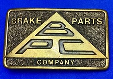 Brake Parts Company BPC Utckfield Illinois Vintage Great American belt buckle Co