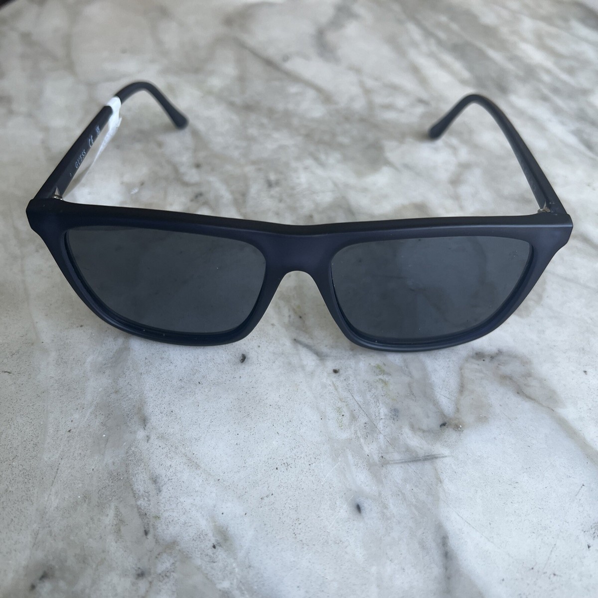 GUESS Luxury White Shield Sunglasses Blue Gradient UV Unisex NWT GUESS GF0225 Matte Blue/Gradient Blue One Size Club master  main image 2