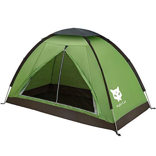 Backpacking Tent for One 1 to 2 Persons 1 Person (4ft Width) Light Green