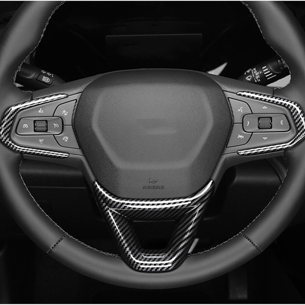Carbon Black OShape Steering Wheel Frame Cover Trim For Chevy Trax Trailblazer eBay