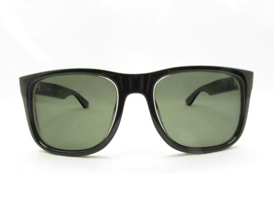RAY-BAN JUSTIN RB 4165-F 601/71 BLACK HORN RIM EYEGLASSES FRAME 54-17-140 119186