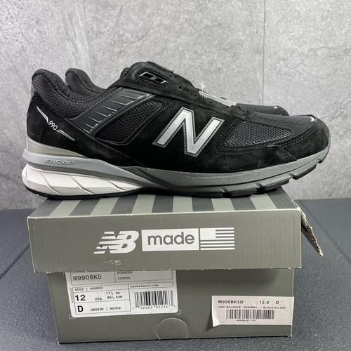 Mens Black Silver Running Shoes 